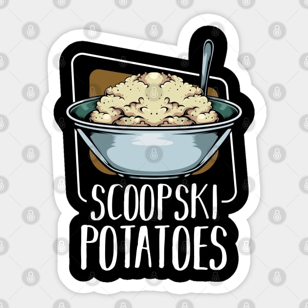 Scoopski Potatoes - Vegetable Potato Food Sticker by Lumio Gifts